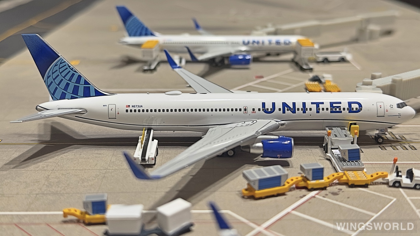 NGmodels 1:400 NG17003 United Airlines 美国联合航空 Boeing 767-300ER N673UA