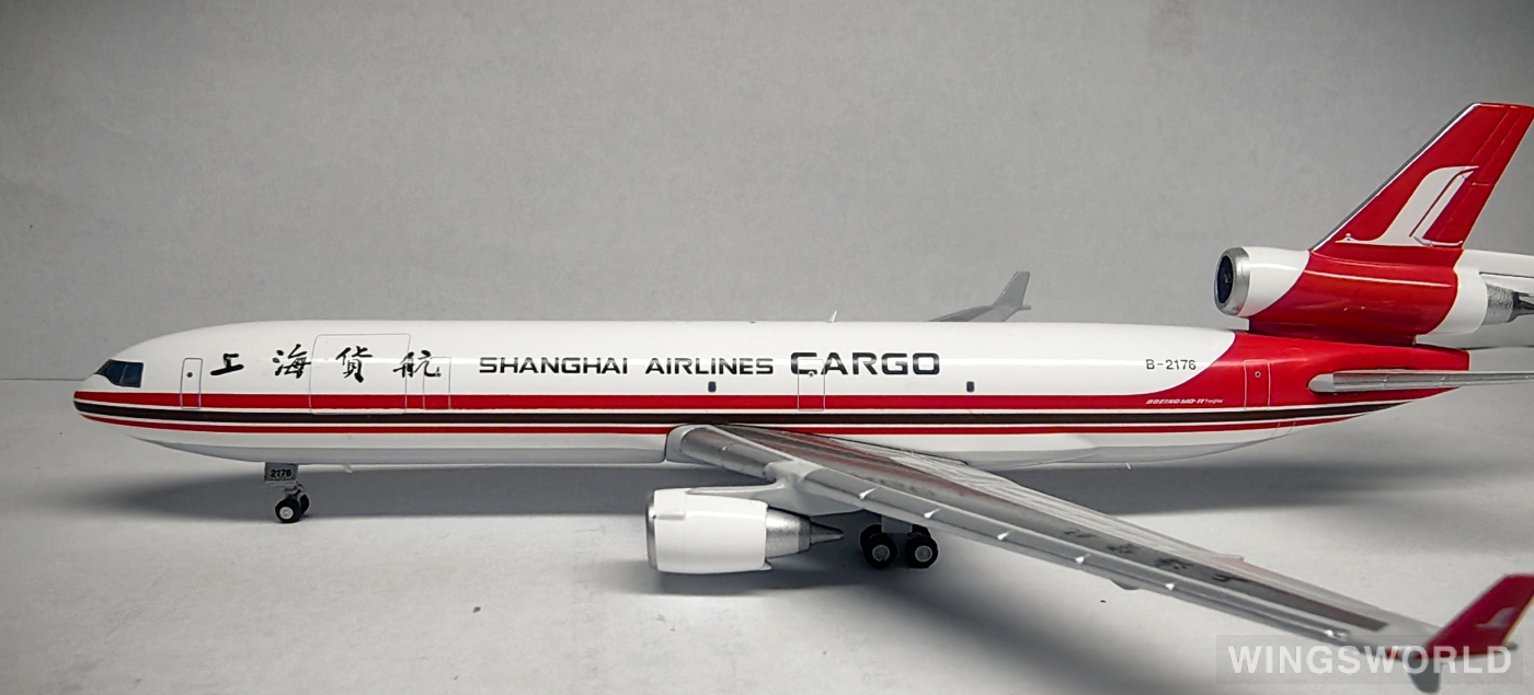 JC Wings 1:400 JCCSHSET Shanghai Airlines 上海航空 McDonnell Douglas MD-11 B-2176