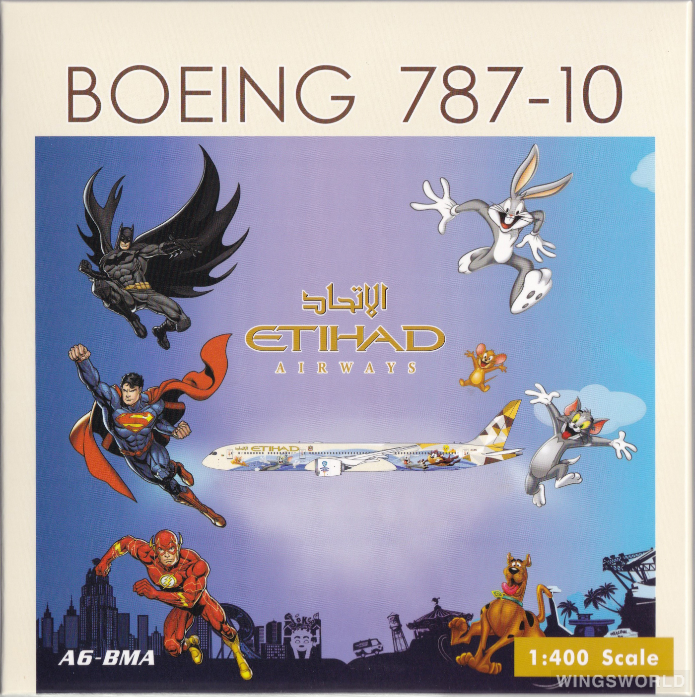 Phoenix 1:400 PH04608 Etihad Airways 阿提哈德航空 Boeing 787-10 A6-BMA