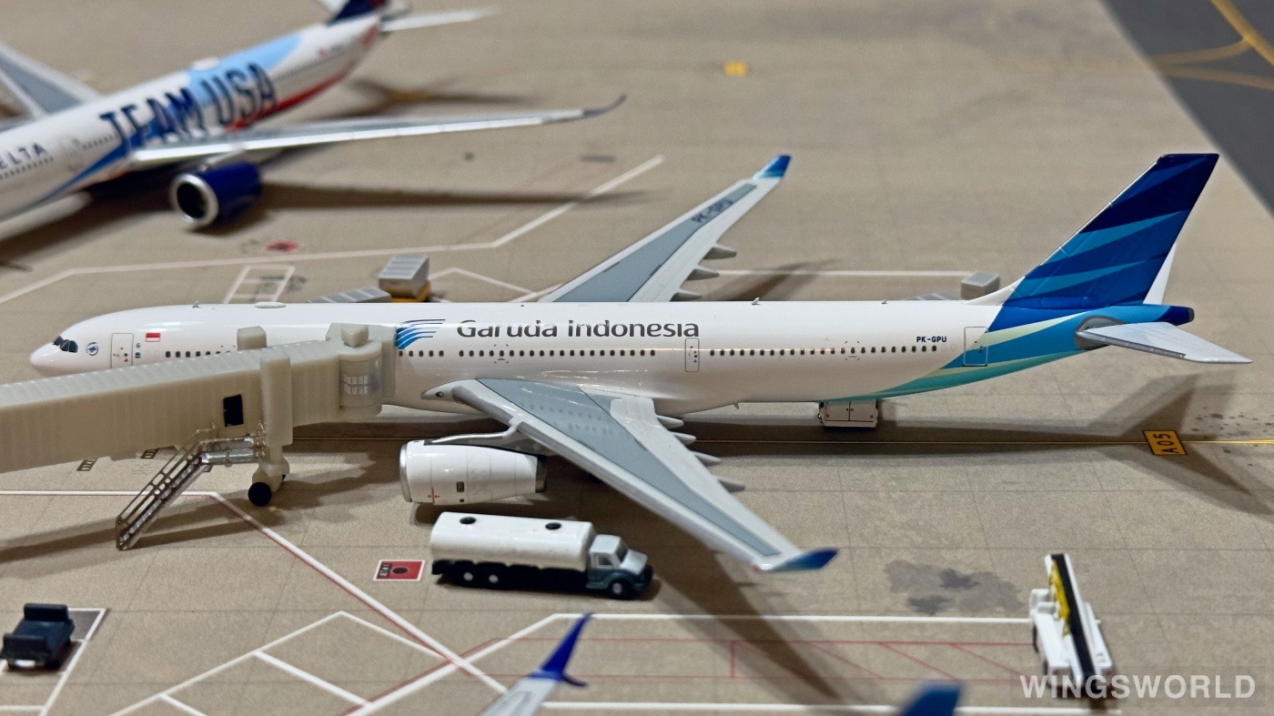 NGmodels 1:400 NG62058 Garuda Indonesia 印度尼西亚鹰航 Airbus A330-300 PK-GPU