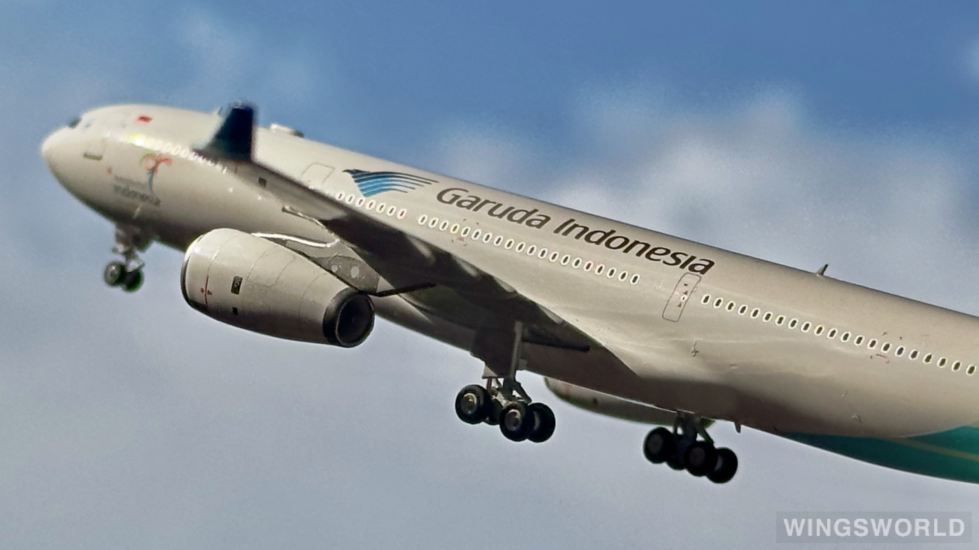 NGmodels 1:400 NG62058 Garuda Indonesia 印度尼西亚鹰航 Airbus A330-300 PK-GPU