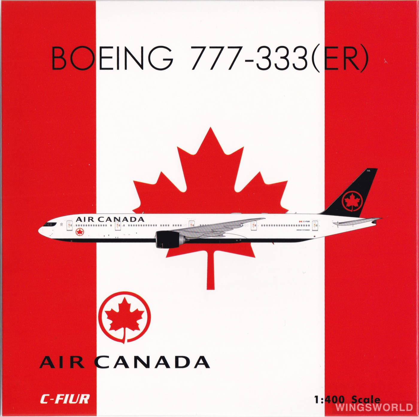Phoenix 1:400 PH04618 Air Canada 加拿大航空 Boeing 777-300ER C-FIUR