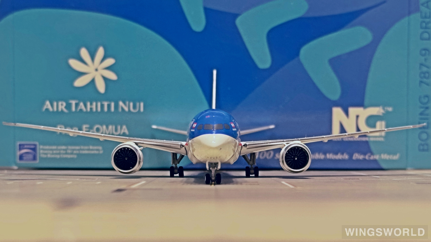NGmodels 1:400 NG55102 Air Tahiti Nui 大溪地航空 Boeing 787-9 F-OMUA