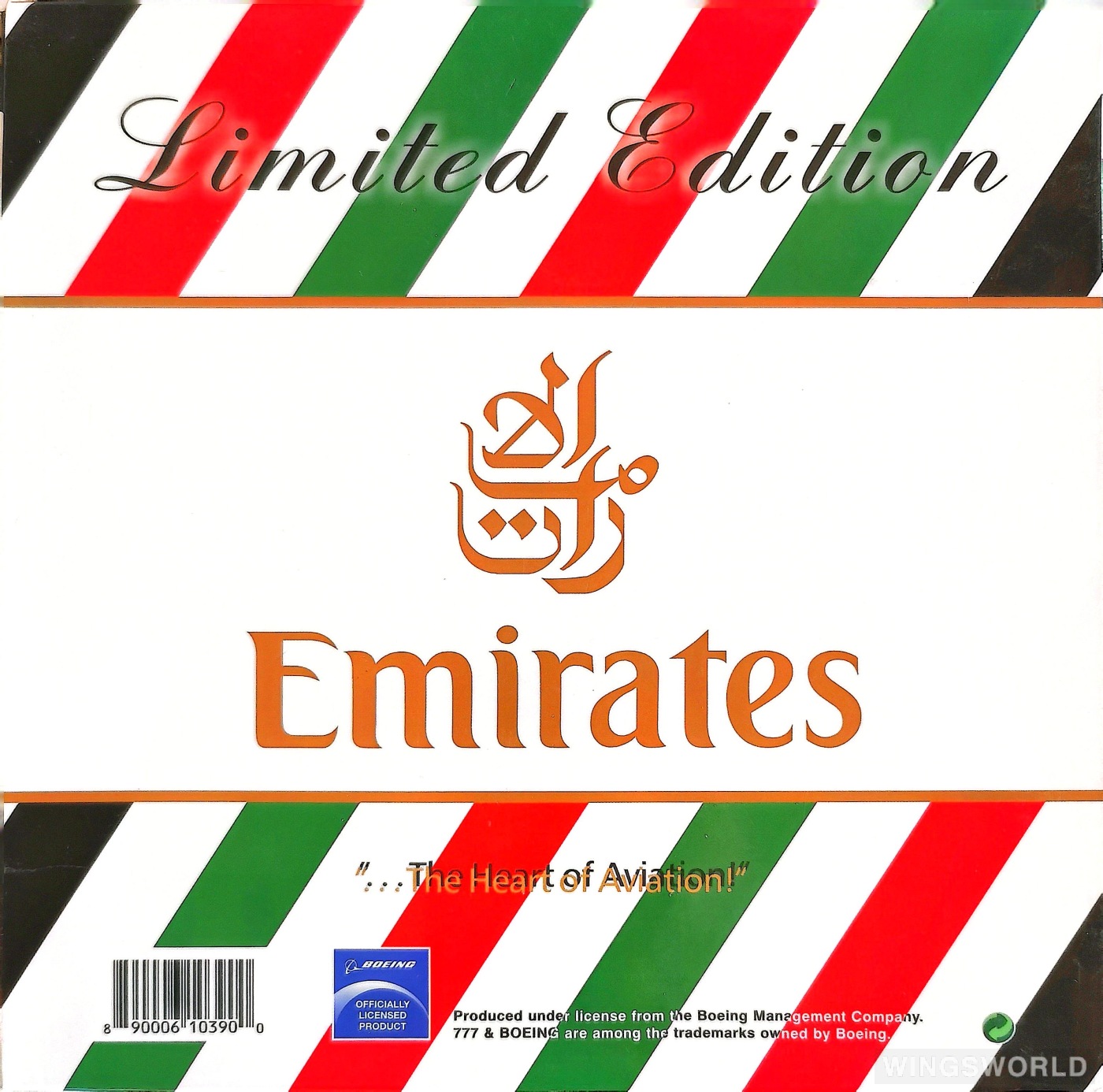 Phoenix 1:400 PH10390 Emirates 阿联酋航空 Boeing 777-200 A6-EMI