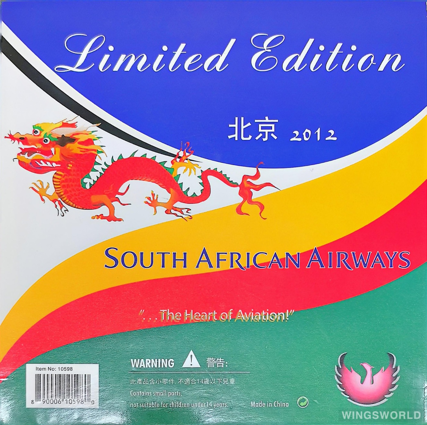 Phoenix 1:400 PH10598 South African Airways 南非航空 Airbus A340-600 ZS-SNG