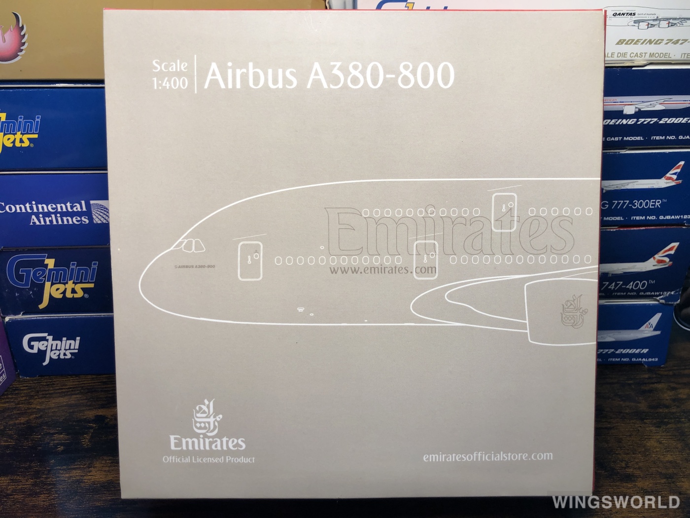 Geminijets 1:400 GJUAE1055 Emirates 阿联酋航空 Airbus A380-800 A6-EDE