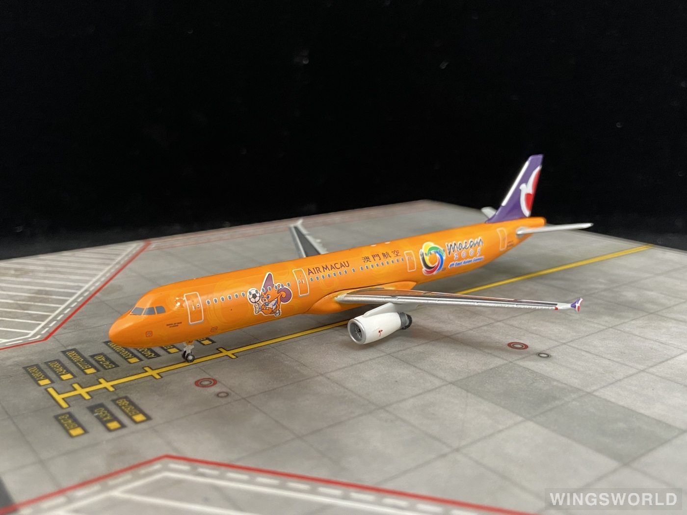 Herpa 1:400 561549 Air Macau 澳门航空 Airbus A321 B-MAJ