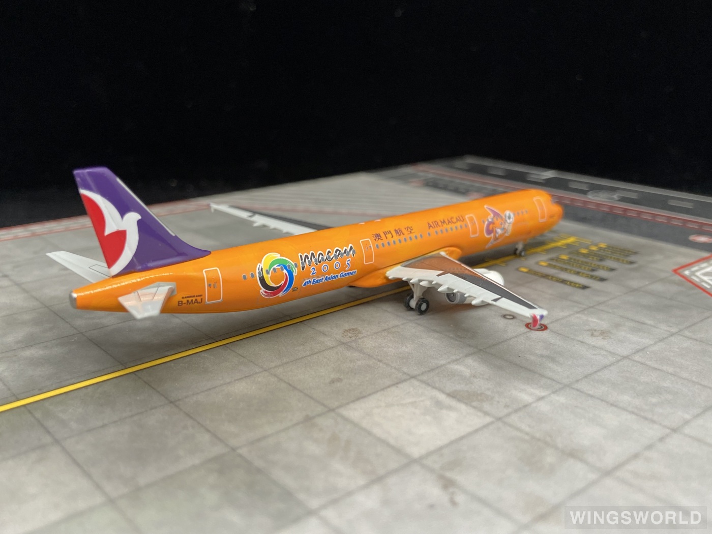 Herpa 1:400 561549 Air Macau 澳门航空 Airbus A321 B-MAJ