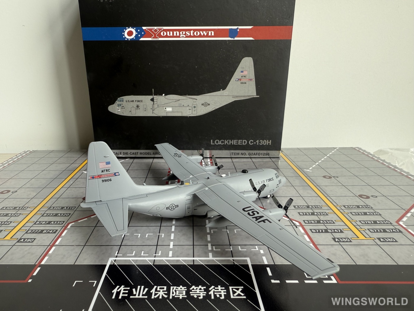 Geminijets 1:200 G2AFO1296 USAF 美国空军 Lockheed C-130 Hercules 89-9106