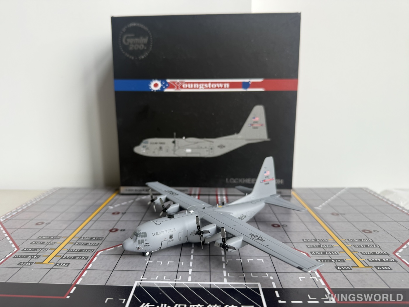 Geminijets 1:200 G2AFO1296 USAF 美国空军 Lockheed C-130 Hercules 89-9106