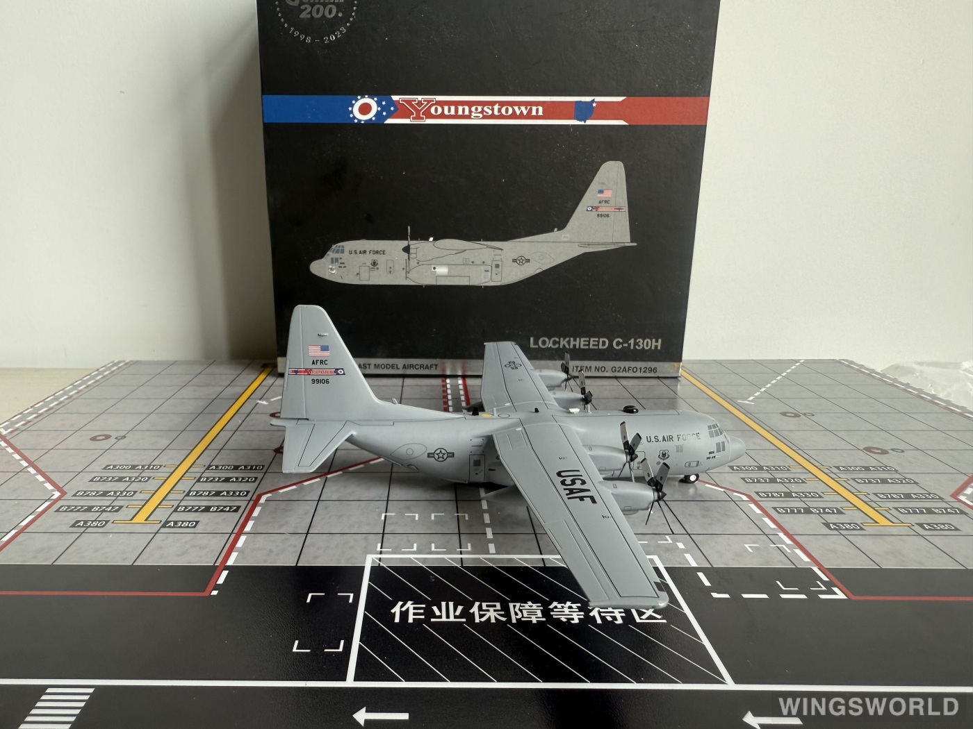 Geminijets 1:200 G2AFO1296 USAF 美国空军 Lockheed C-130 Hercules 89-9106
