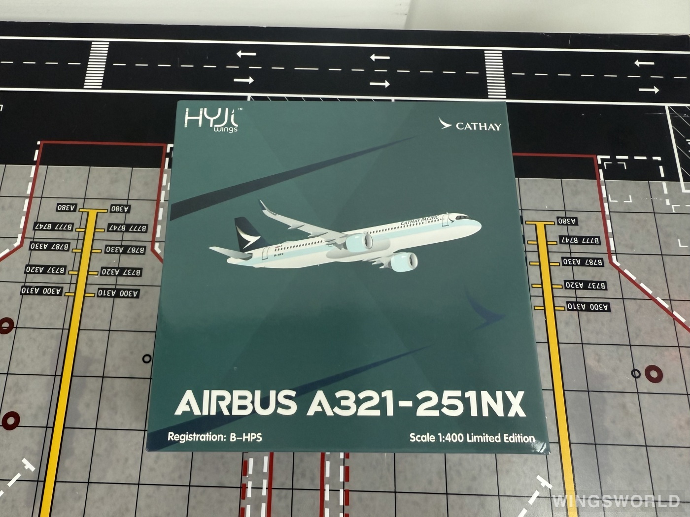 HYJLwings 1:400 HY2100094 Cathay Pacific 国泰航空 Airbus A321neo B-HPS