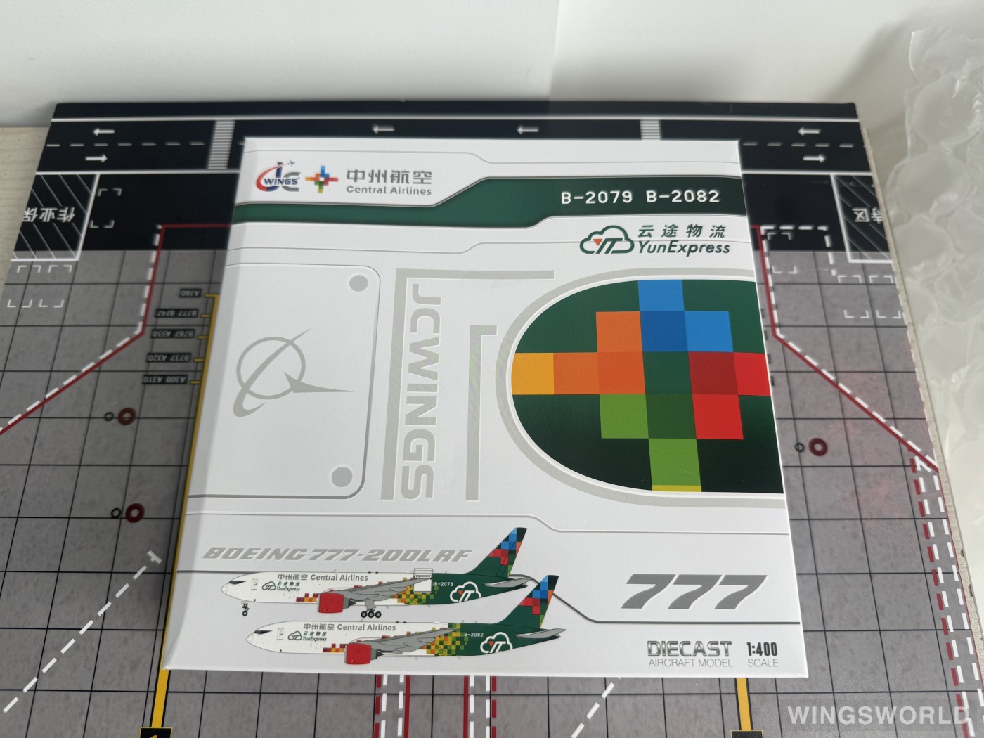 JC Wings 1:400 LH4317C Central Airlines 中州航空 Boeing 777F B-2079