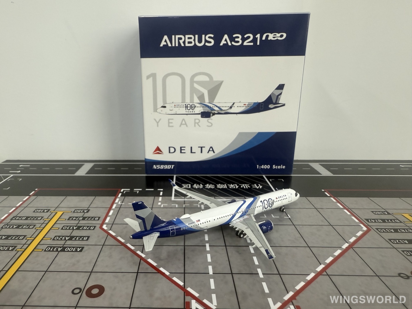 Phoenix 1:400 PH04639 Delta Air Lines 达美航空 Airbus A321neo N589DT