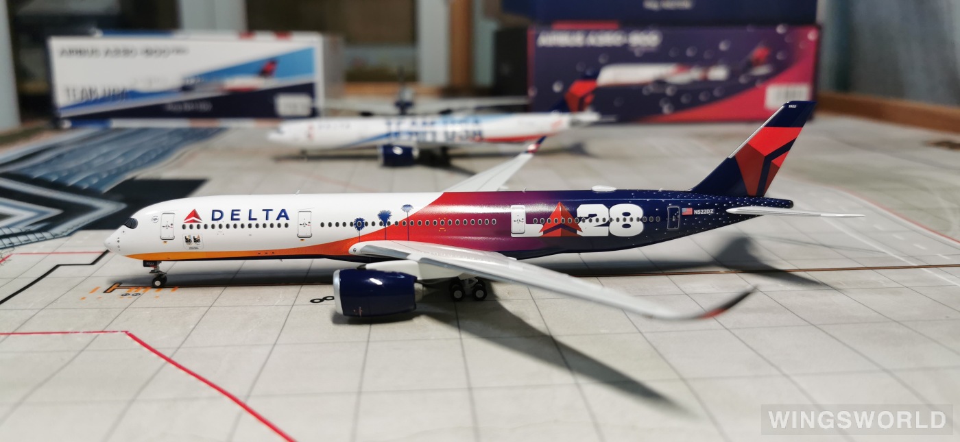 NGmodels 1:400 NG39071 Delta Air Lines 达美航空 Airbus A350-900 N522DZ