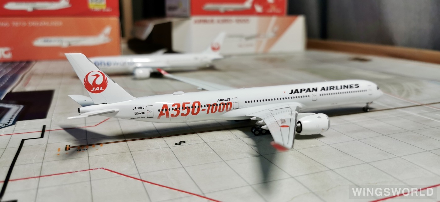 NGmodels 1:400 NG57012 Japan Airlines 日本航空 Airbus A350-1000 JA01WJ