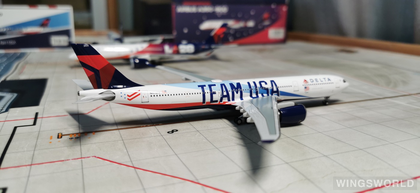 NGmodels 1:400 NG68001 Delta Air Lines 达美航空 Airbus A330-900neo N411DX