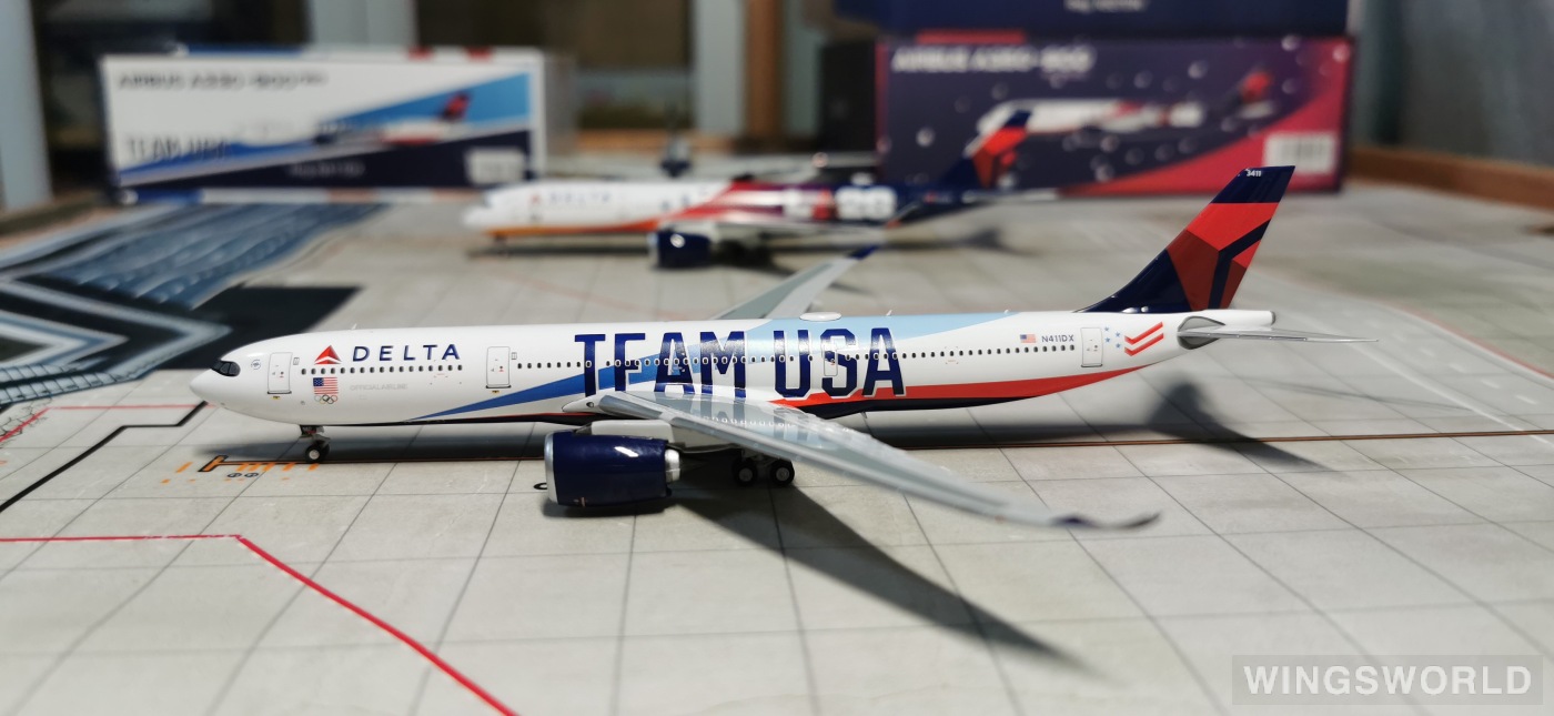 NGmodels 1:400 NG68001 Delta Air Lines 达美航空 Airbus A330-900neo N411DX