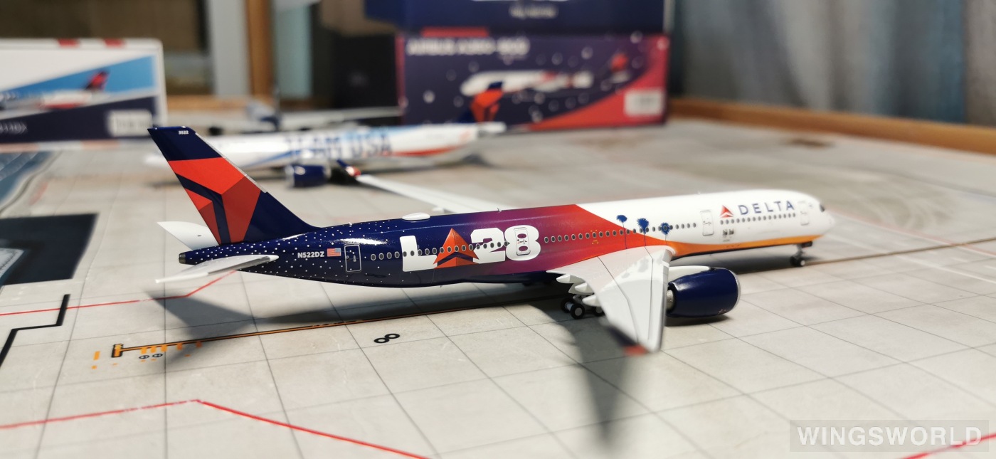 NGmodels 1:400 NG39071 Delta Air Lines 达美航空 Airbus A350-900 N522DZ