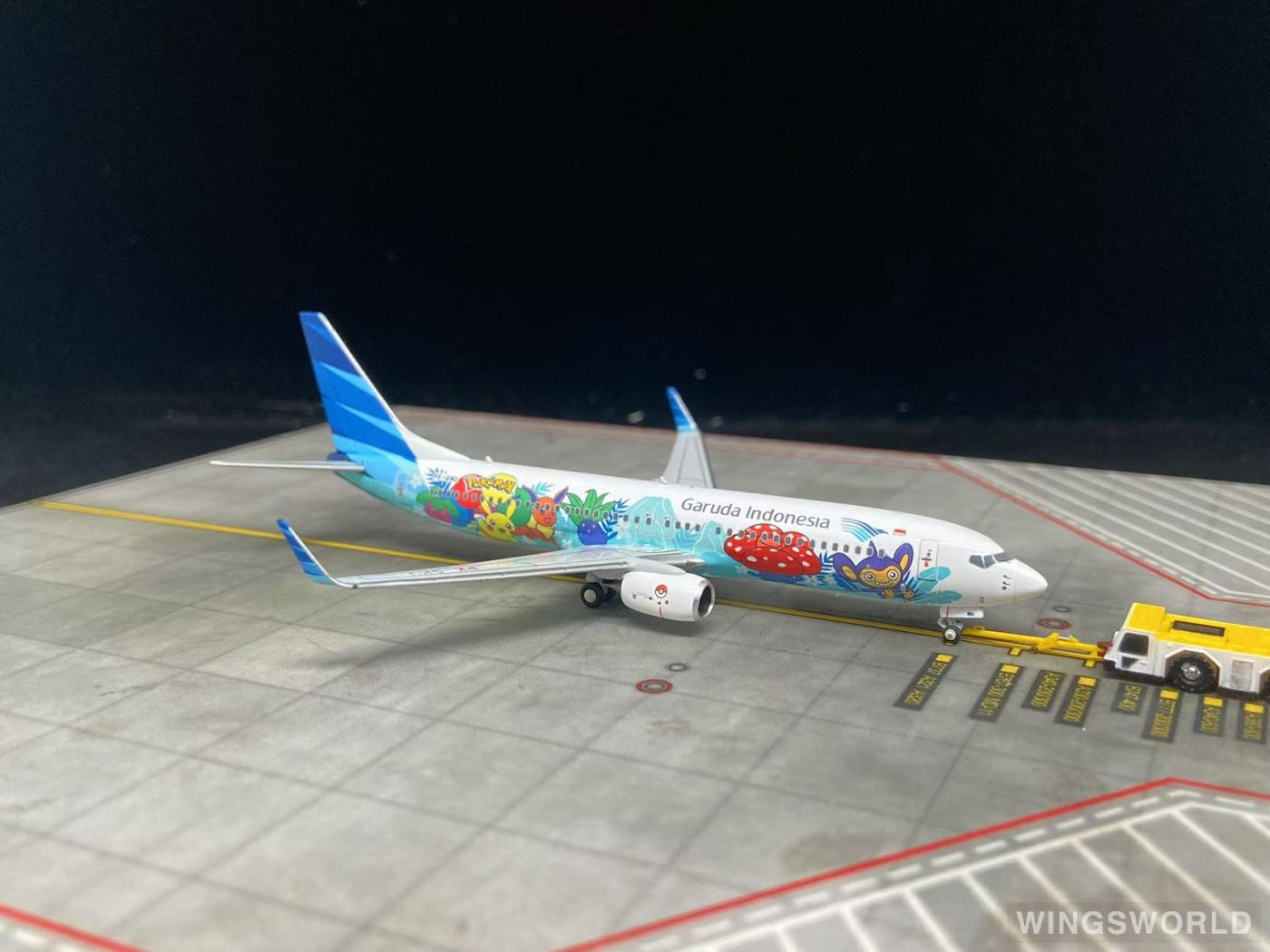 NGmodels 1:400 NG58229 Garuda Indonesia 印度尼西亚鹰航 Boeing 737-800 PK-GMU