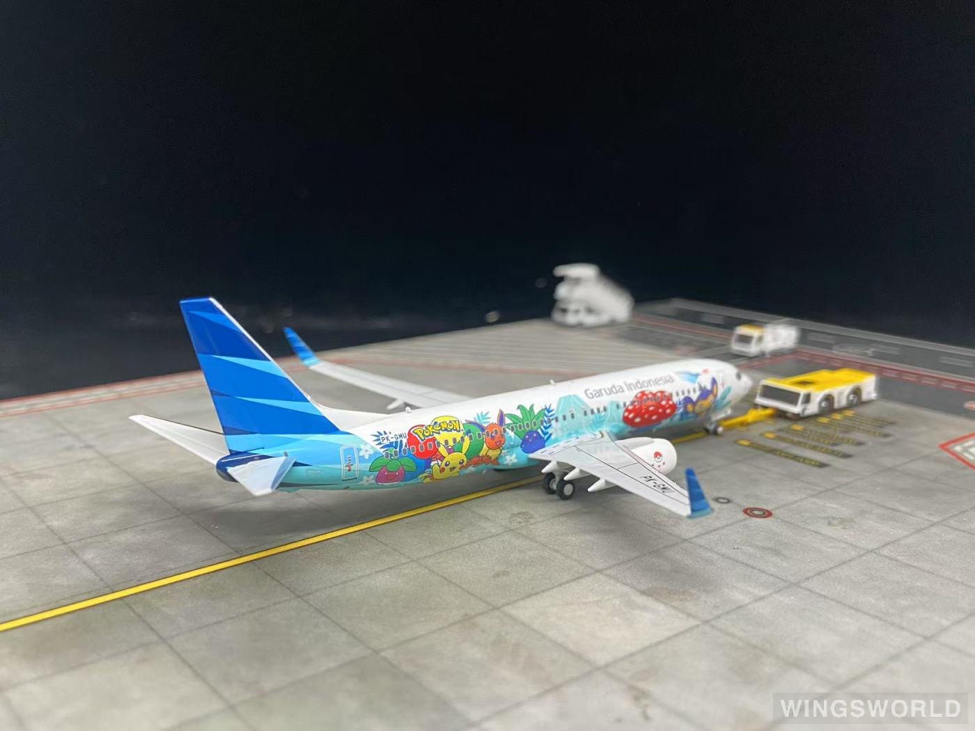 NGmodels 1:400 NG58229 Garuda Indonesia 印度尼西亚鹰航 Boeing 737-800 PK-GMU