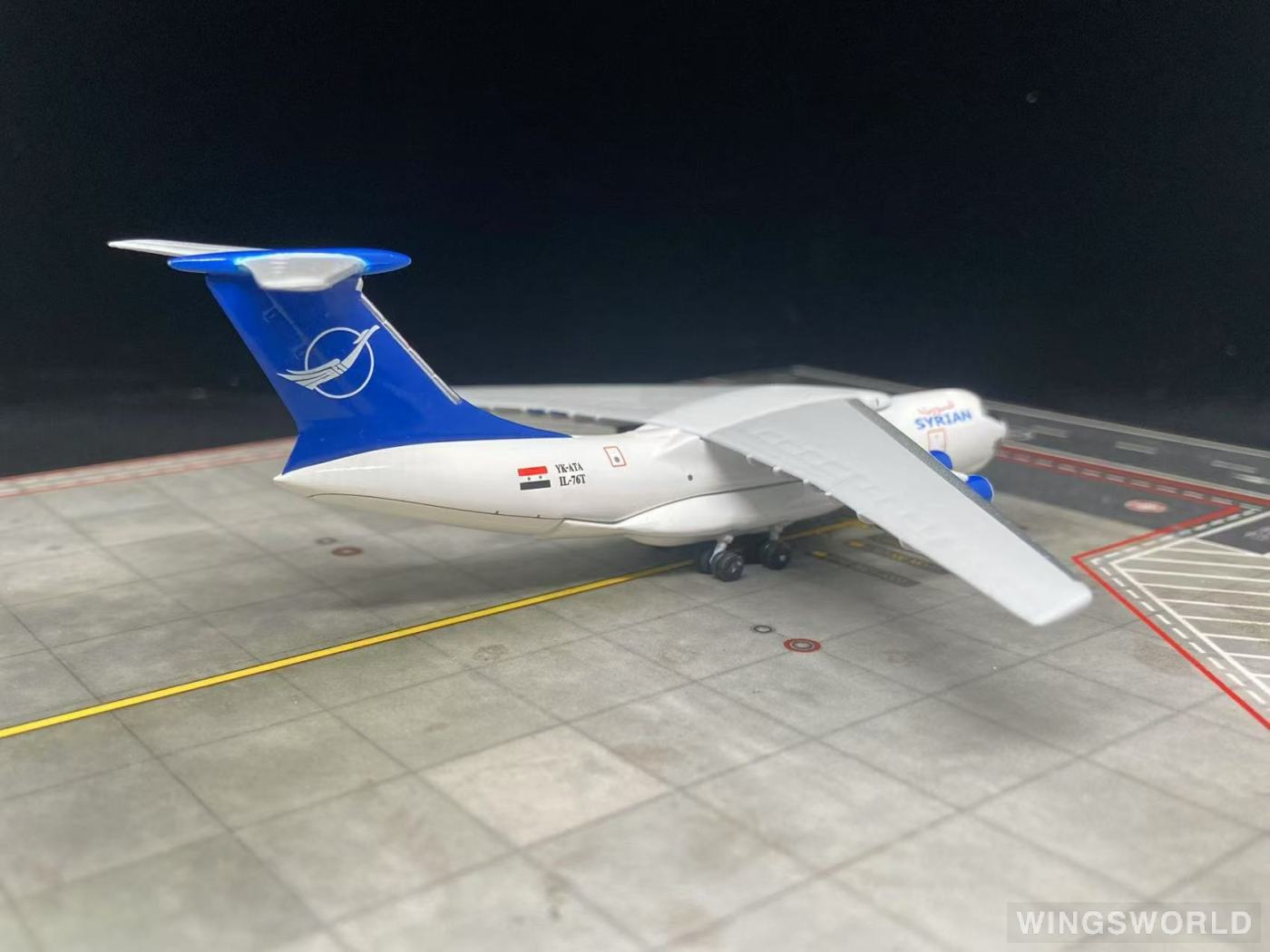 AeroClassics 1:400 Ilyushin Il-76 Syrian Air 叙利亚航空AC411402 YK