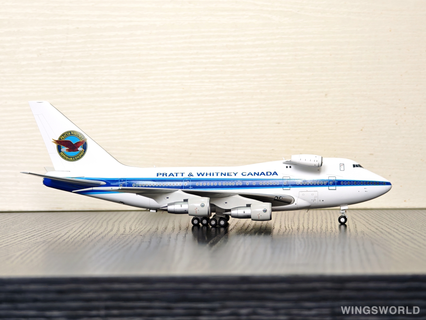 JC Wings 1:200 XX20286 PRATT & WHITNEY ENGINE SERVICES 普惠加拿大 Boeing 747SP C-GTFF