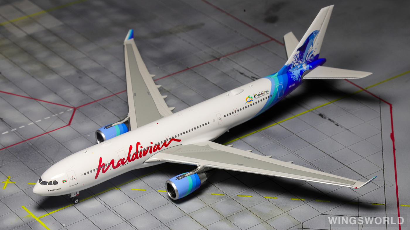 Phoenix 1:400 PH11984 Maldivian 马尔代夫航空 Airbus A330-200 8Q-IAB