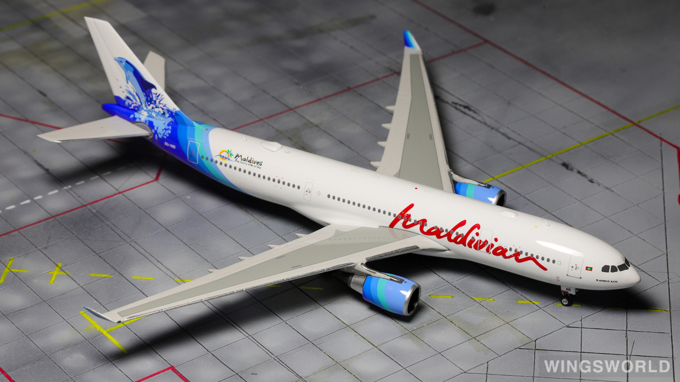Phoenix 1:400 PH11984 Maldivian 马尔代夫航空 Airbus A330-200 8Q-IAB