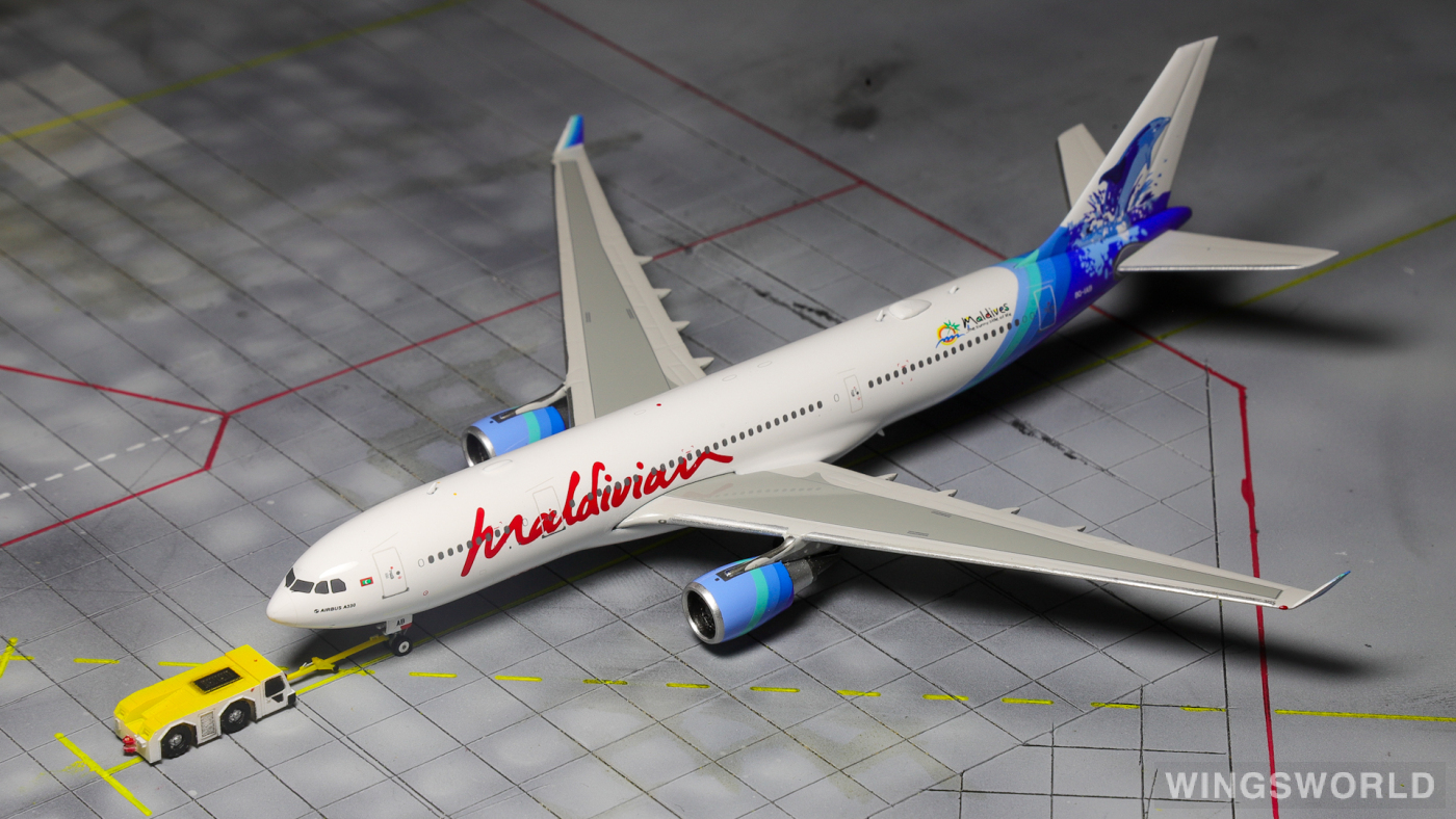 Phoenix 1:400 PH11984 Maldivian 马尔代夫航空 Airbus A330-200 8Q-IAB