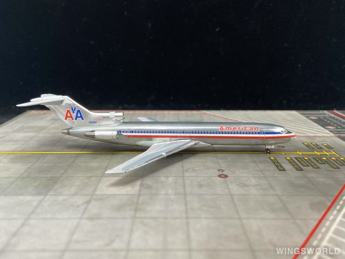 AeroClassics 1:400 BBX41665 American Airlines 美国航空 Boeing 727-200 N6809