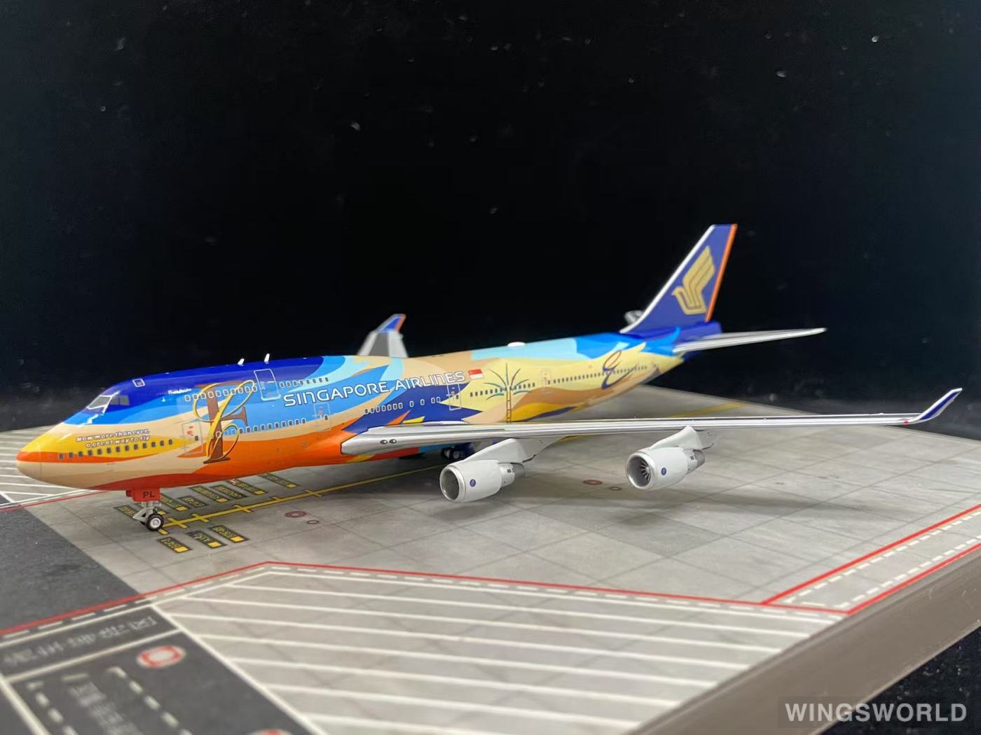 Big Bird 1:400 BB4-2004-04 Singapore Airlines 新加坡航空 Boeing 747-400 9V-SPL