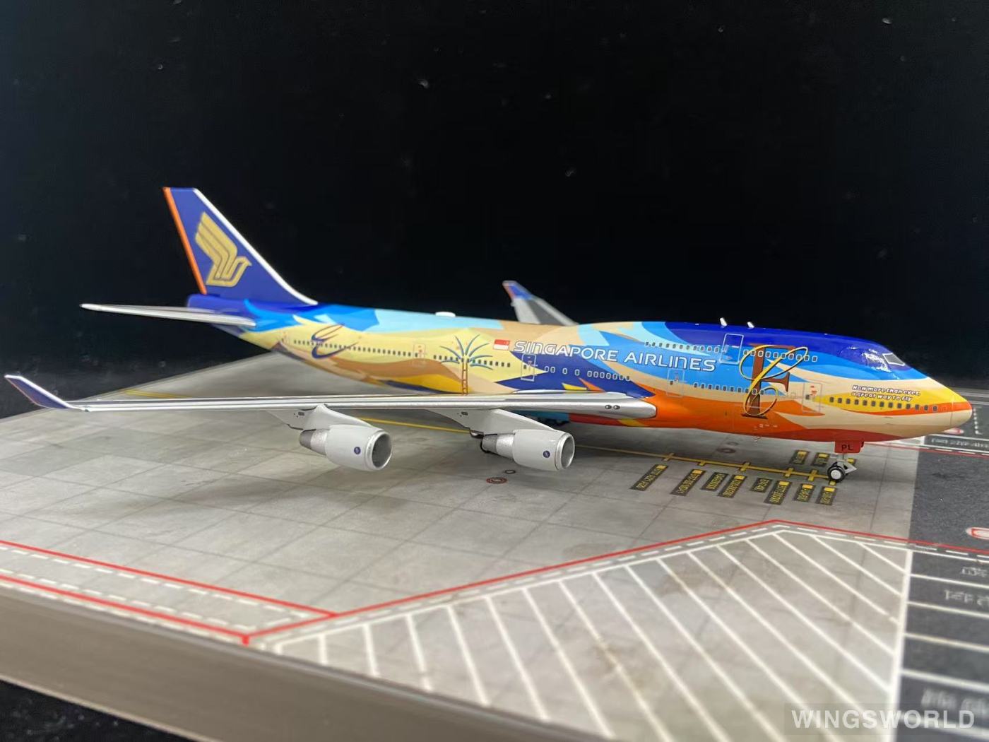Big Bird 1:400 BB4-2004-04 Singapore Airlines 新加坡航空 Boeing 747-400 9V-SPL