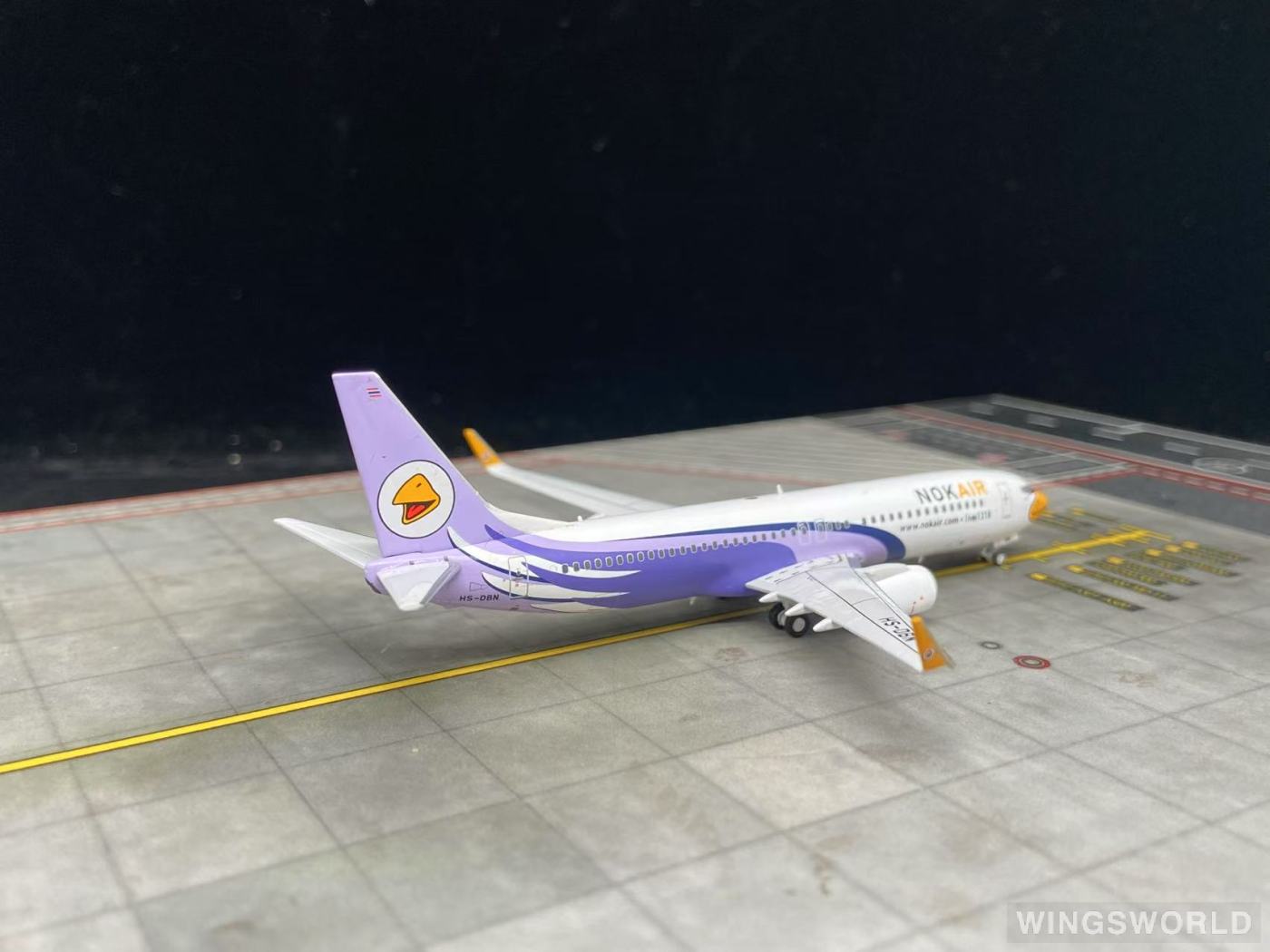 Pandamodel 1:400 PM62516 Nok Air 皇雀航空 Boeing 737-800 HS-DBN