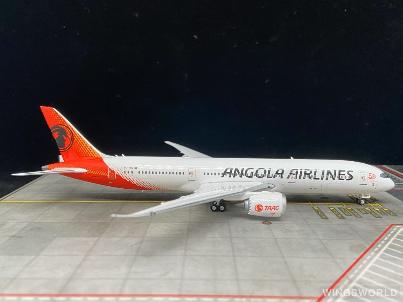Phoenix 1:400 PH11992 TAAG Angola Airlines 安哥拉航空 Boeing 787-9 D2-TEQ