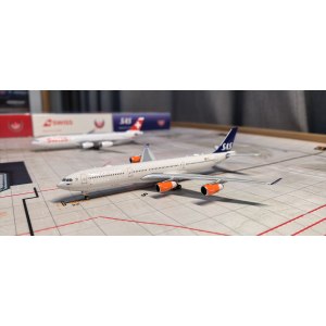 SAS 北欧航空 Airbus A340-300 OY-KBD  PH12001 Phoenix 1:400