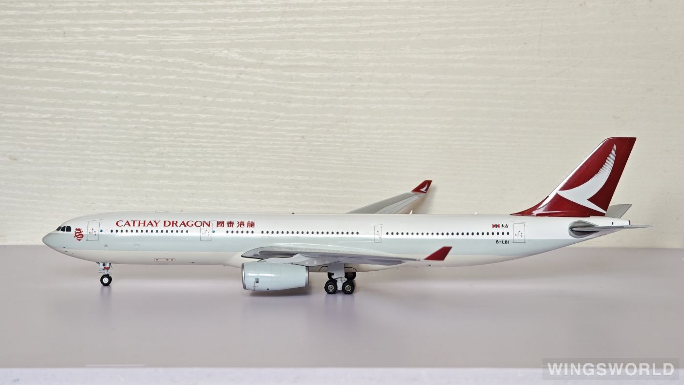 JC Wings 1:200 EW2333008 Cathay Dragon 国泰港龙航空 Airbus A330-300 B-LBI