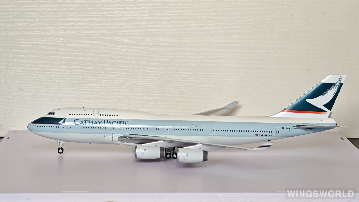 JC Wings 1:200 SA2017 Cathay Pacific 国泰航空 Boeing 747-400 VR-HOV