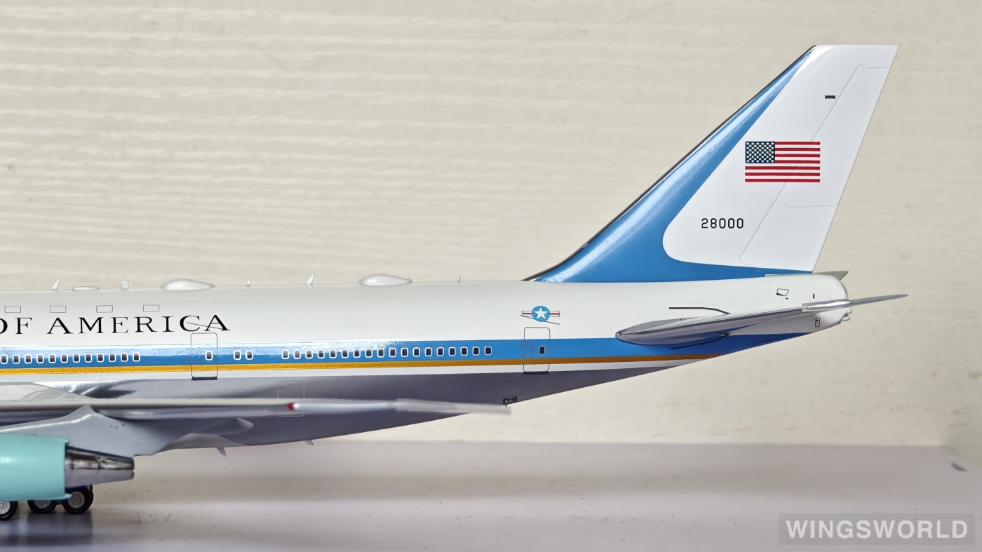 Inflight200 1:200 IFVC25A0222P USAF 美国空军 Boeing 747-200 28000