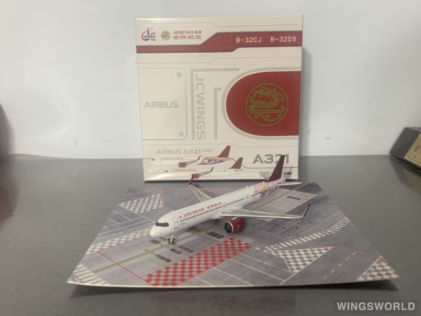 JC Wings 1:400 LH4333 Juneyao Airlines 吉祥航空 Airbus A321neo B-32CJ