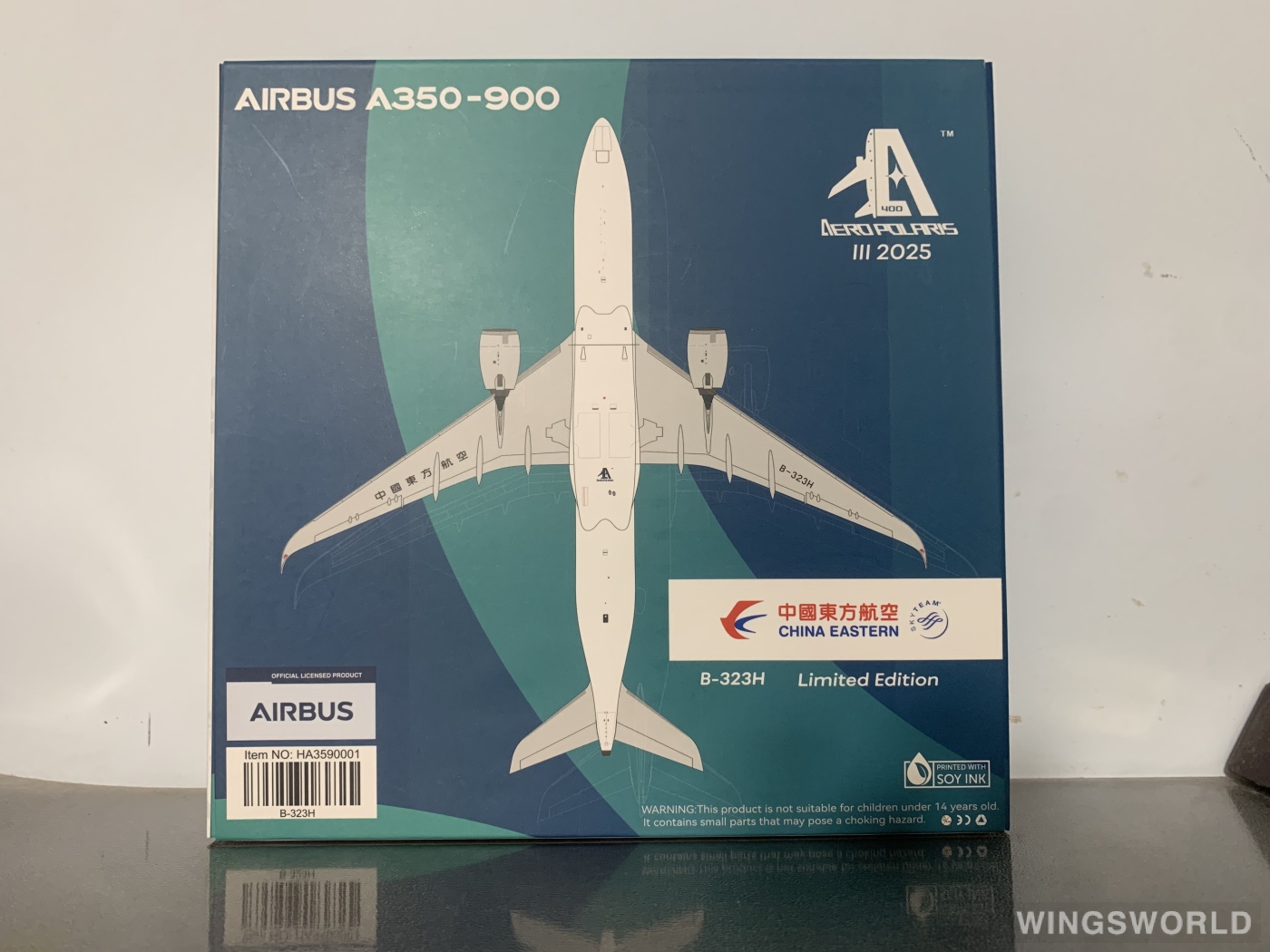 AeroPolaris 1:400 HA3590001 China Eastern 中国东方航空 Airbus A350-900 B-323H