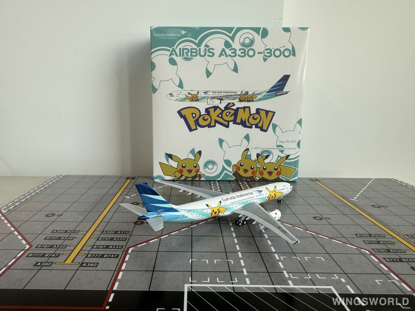 NGmodels 1:400 NG62073 Garuda Indonesia 印度尼西亚鹰航 Airbus A330-300 PK-GPY