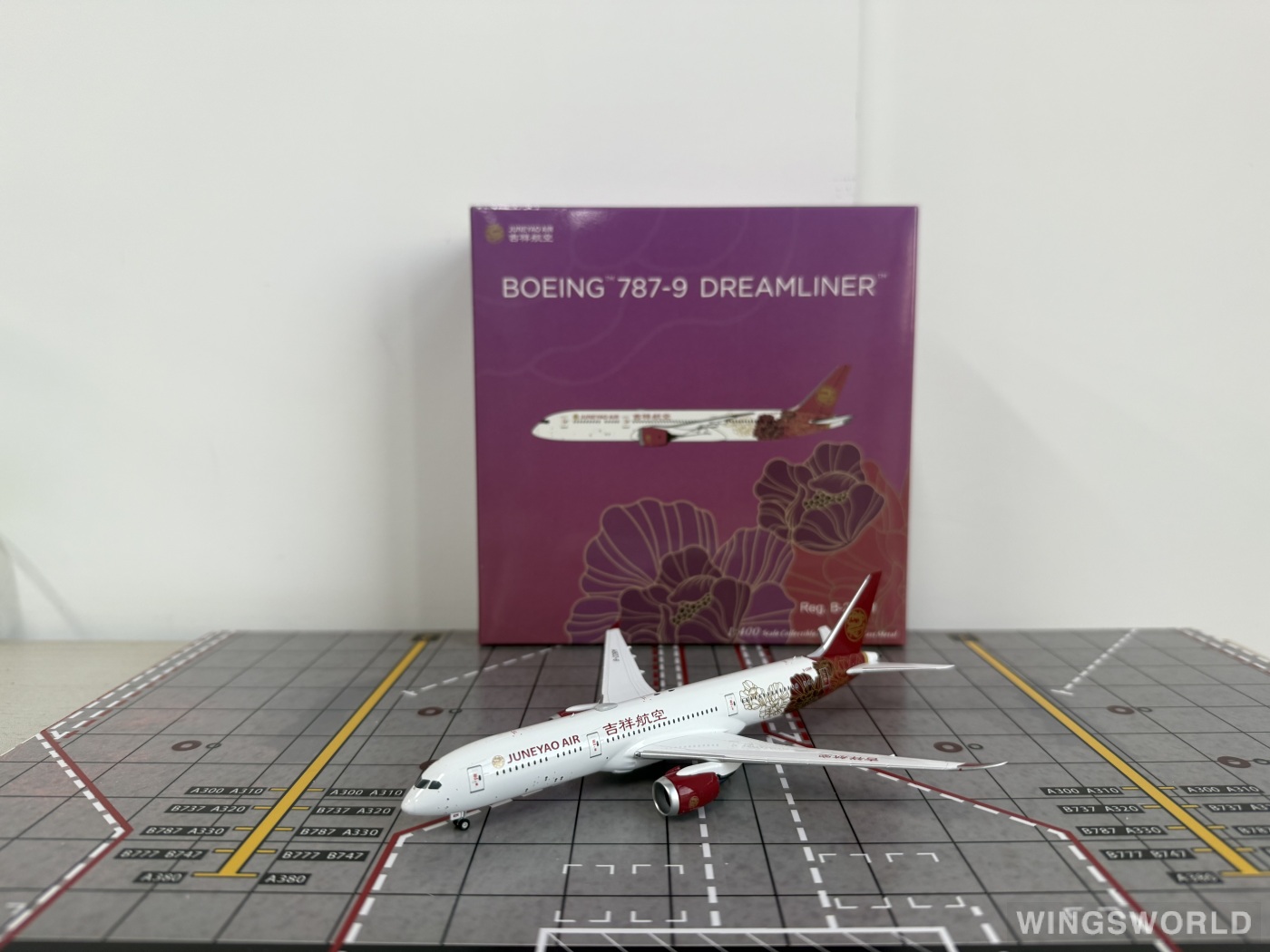 NGmodels 1:400 NG55146 Juneyao Airlines 吉祥航空 Boeing 787-9 B-226M