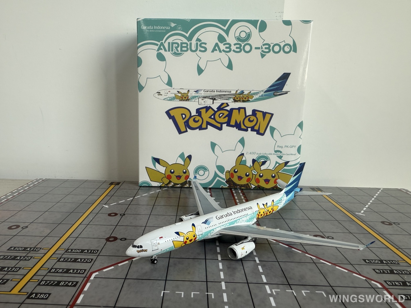 NGmodels 1:400 NG62073 Garuda Indonesia 印度尼西亚鹰航 Airbus A330-300 PK-GPY