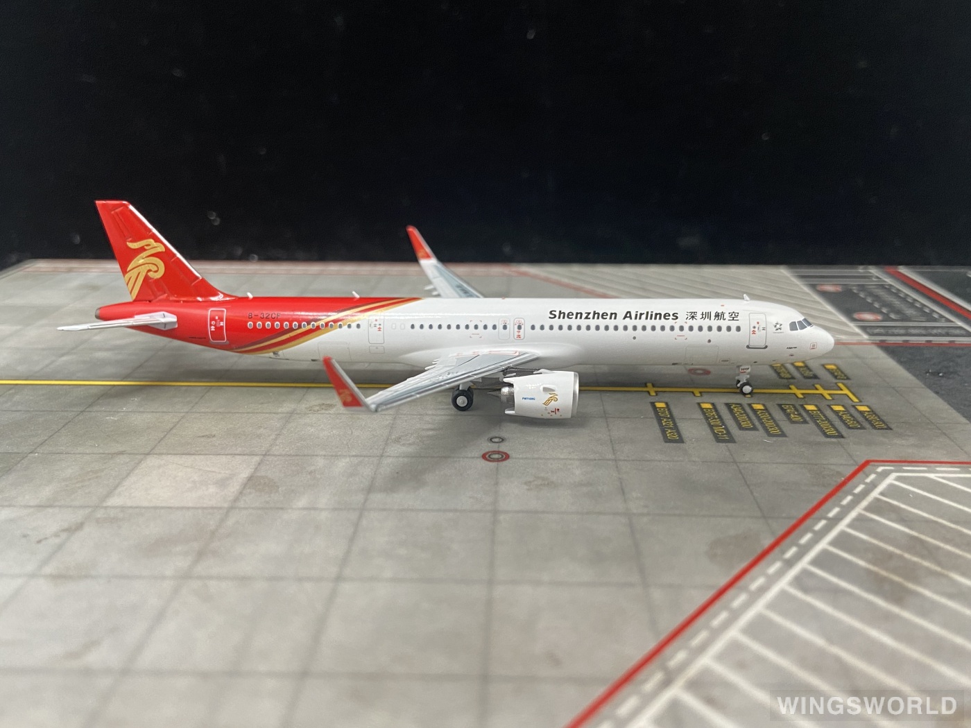 NGmodels 1:400 NG13077 Shenzhen Airlines 深圳航空 Airbus A321neo B-32CF