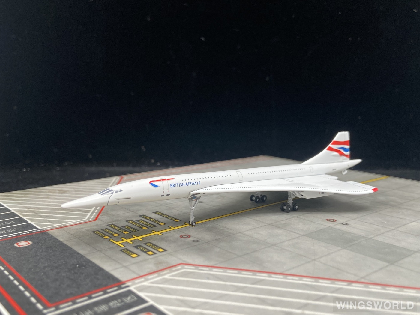 Geminijets 1:400 3557355 British Airways 英国航空 Concorde G-BOAC
