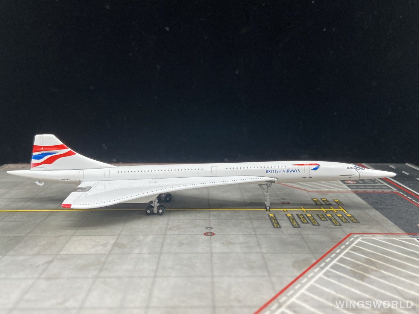 Geminijets 1:400 3557355 British Airways 英国航空 Concorde G-BOAC