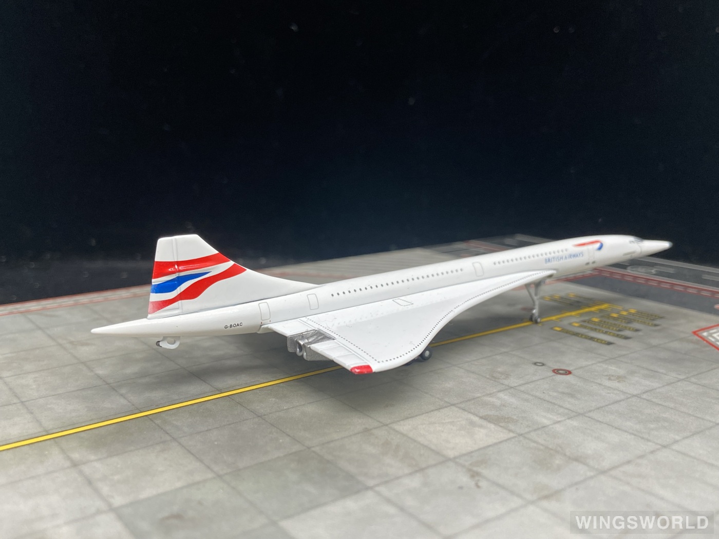 Geminijets 1:400 3557355 British Airways 英国航空 Concorde G-BOAC