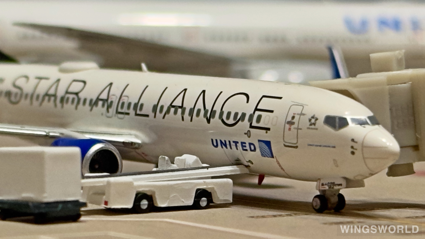 NGmodels 1:400 NG58062 United Airlines 美国联合航空 Boeing 737-800 N14219