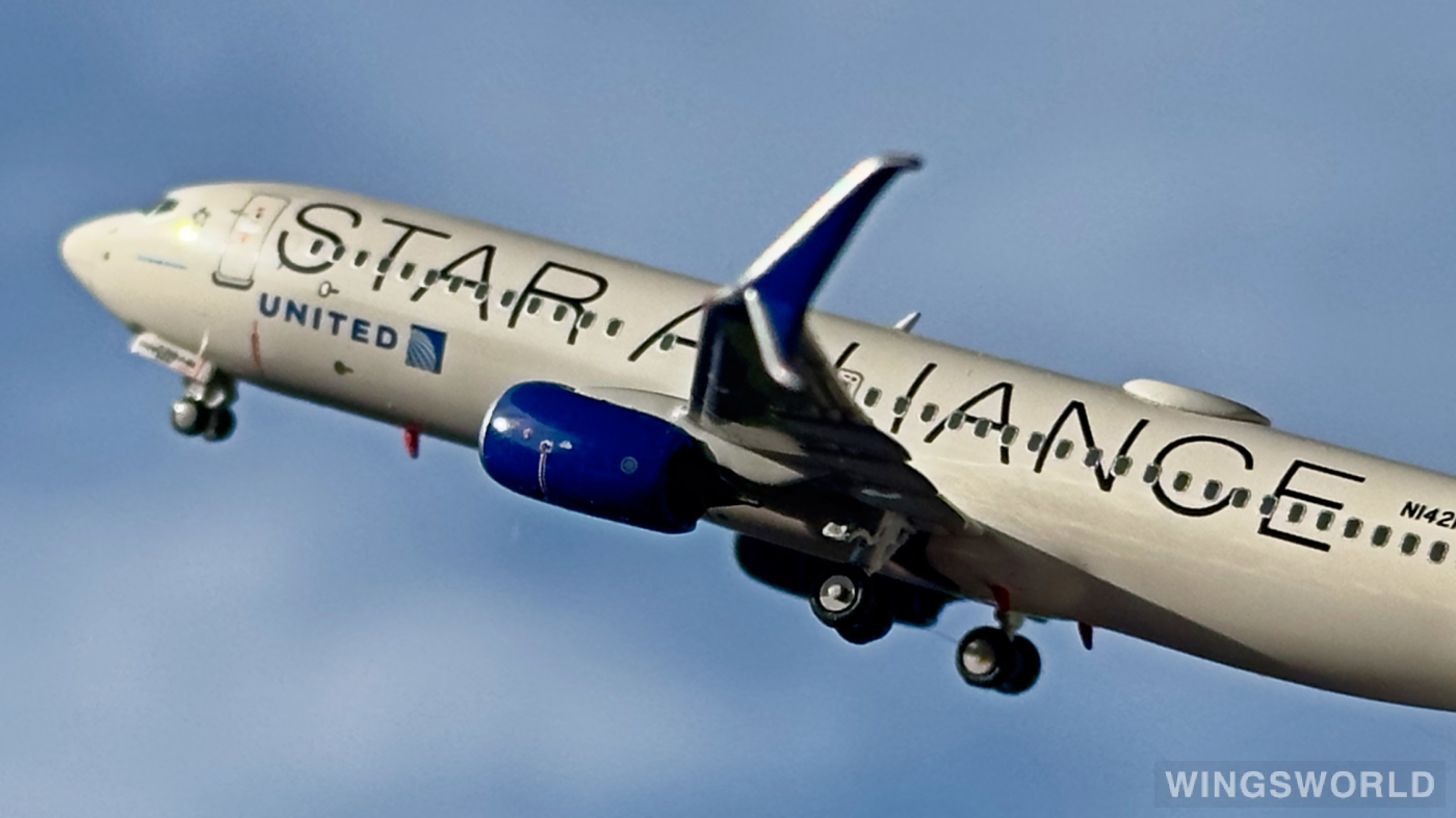 NGmodels 1:400 NG58062 United Airlines 美国联合航空 Boeing 737-800 N14219